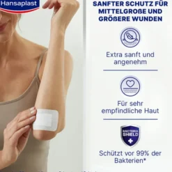 HANSAPLAST Ultra Sensitive Wundverband 5x7,2 cm XL 5 St