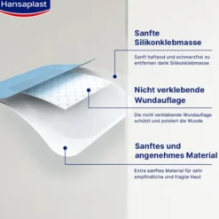 HANSAPLAST Ultra Sensitive Wundverband 5x7,2 cm XL 5 St