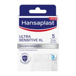 HANSAPLAST Ultra Sensitive Wundverband 5x7,2 cm XL 5 St