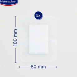 HANSAPLAST Ultra Sensitive Wundverband 8x10 cm XXL 5 St