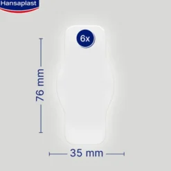 HANSAPLAST Zweite Haut Schutz Pflaster 6 St