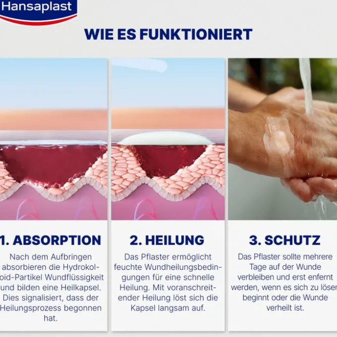 HANSAPLAST Zweite Haut Schutz Pflaster 6 St