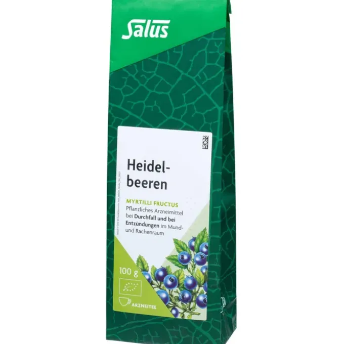 HEIDELBEEREN ARZNEITEE Myrtilli fructus Bio Salus 100 g