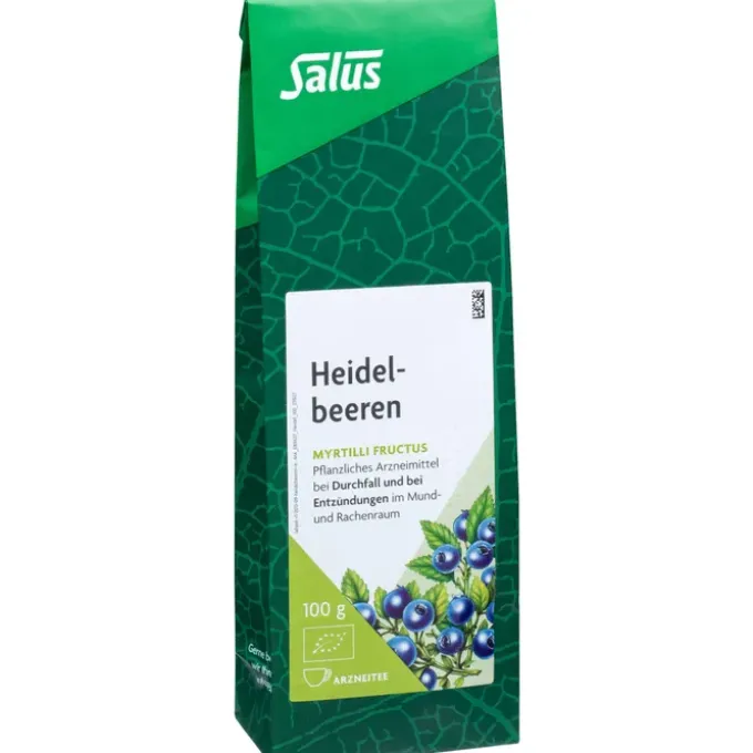 HEIDELBEEREN ARZNEITEE Myrtilli fructus Bio Salus 100 g