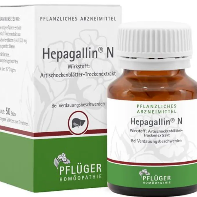 HEPAGALLIN N Dragees 50 St