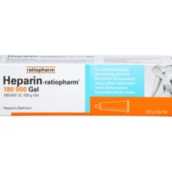 HEPARIN-RATIOPHARM 180.000 I.E. Gel 100 g