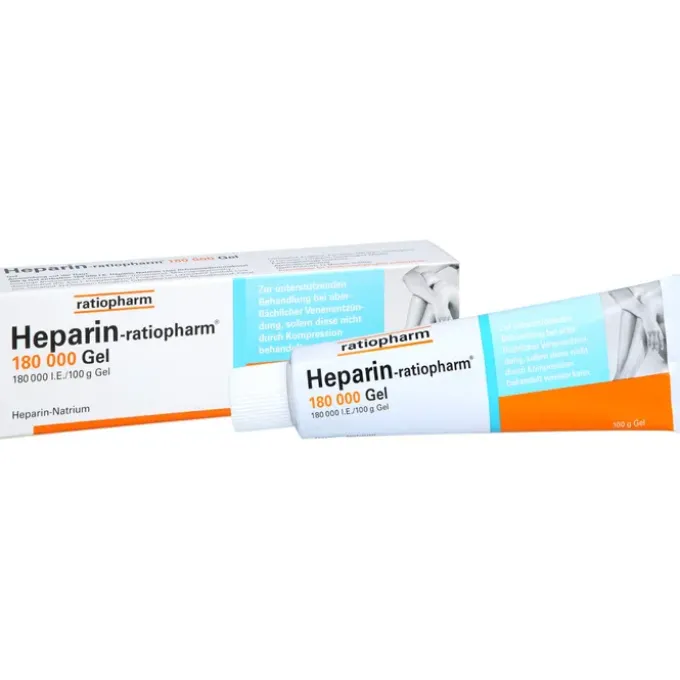 HEPARIN-RATIOPHARM 180.000 I.E. Gel 100 g