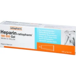 HEPARIN-RATIOPHARM 180.000 I.E. Gel 100 g