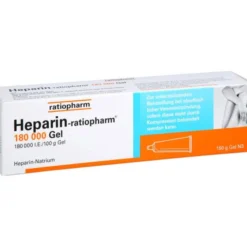 HEPARIN-RATIOPHARM 180.000 I.E. Gel 150 g