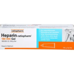 HEPARIN-RATIOPHARM 180.000 I.E. Gel 150 g