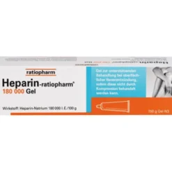 HEPARIN-RATIOPHARM 180.000 I.E. Gel 150 g