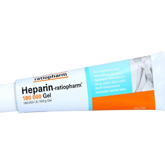 HEPARIN-RATIOPHARM 180.000 I.E. Gel 150 g