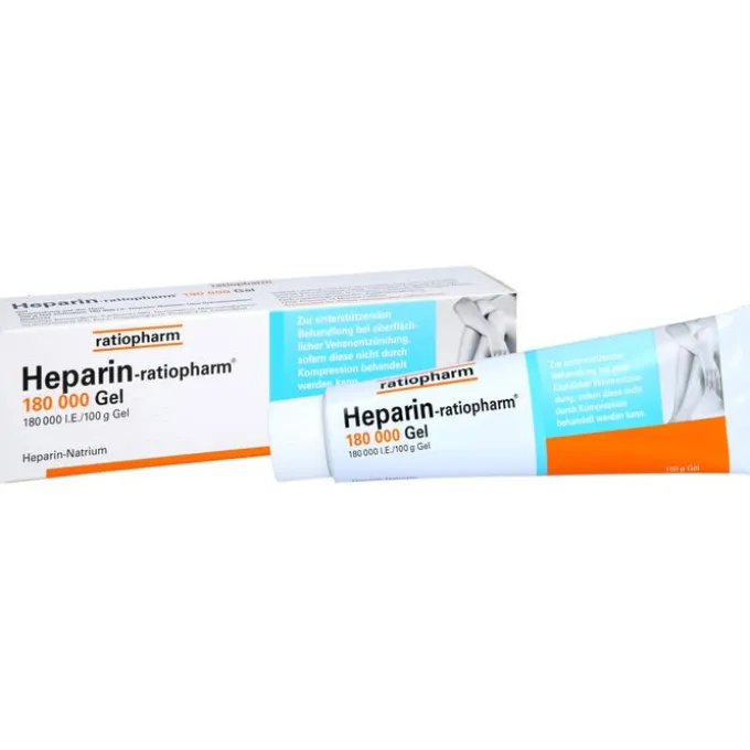 HEPARIN-RATIOPHARM 180.000 I.E. Gel 150 g