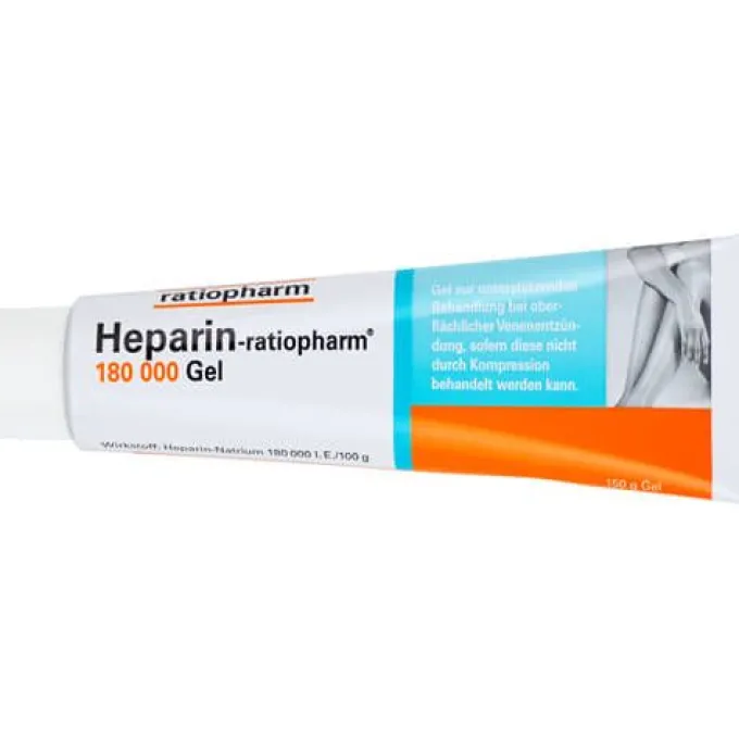 HEPARIN-RATIOPHARM 180.000 I.E. Gel 150 g