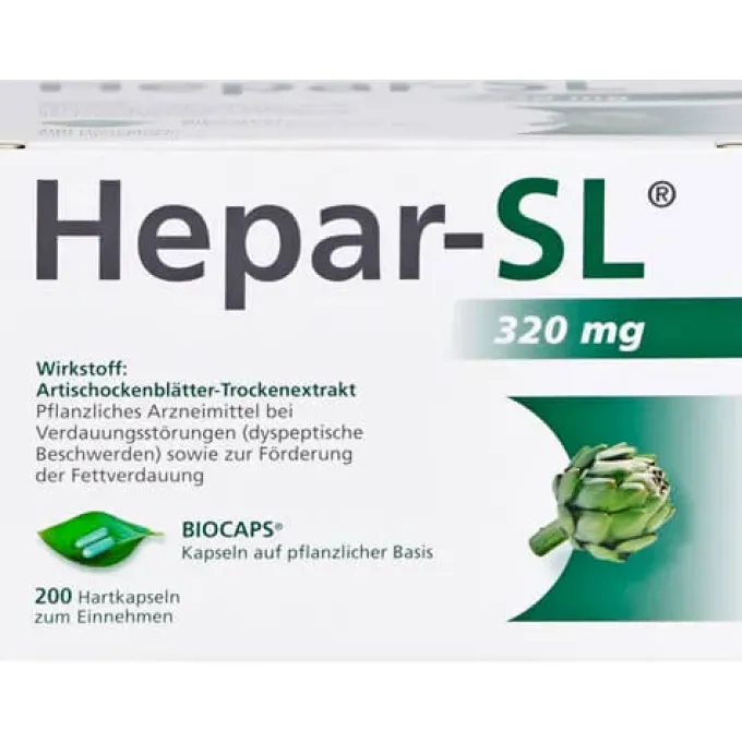 HEPAR-SL 320 mg Hartkapseln 200 St