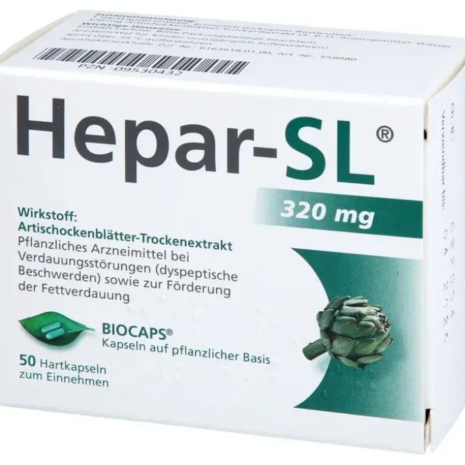 HEPAR-SL 320 mg Hartkapseln 50 St