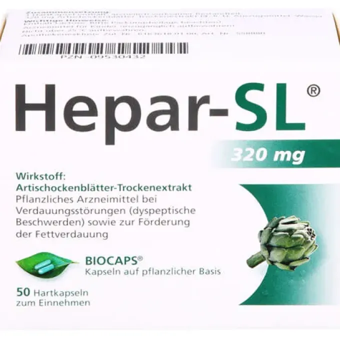 HEPAR-SL 320 mg Hartkapseln 50 St