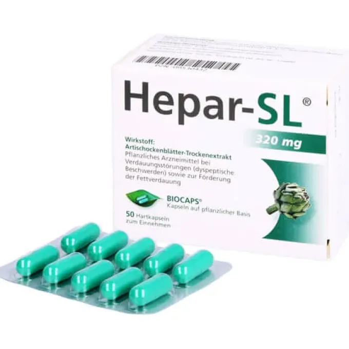 HEPAR-SL 320 mg Hartkapseln 50 St