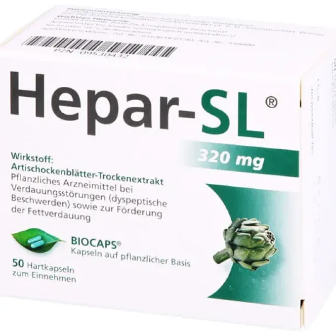 HEPAR-SL 320 mg Hartkapseln 50 St
