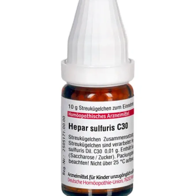 HEPAR SULFURIS C 30 Globuli 10 g
