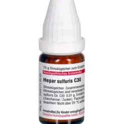 HEPAR SULFURIS C 30 Globuli 10 g