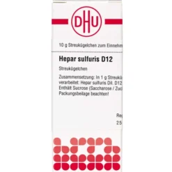 HEPAR SULFURIS D 12 Globuli 10 g