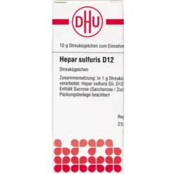 HEPAR SULFURIS D 12 Globuli 10 g