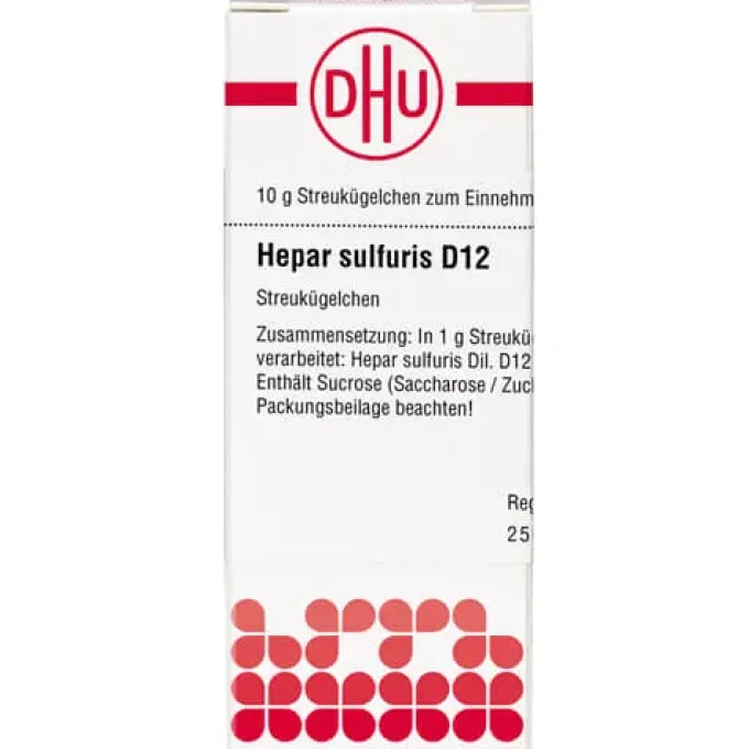HEPAR SULFURIS D 12 Globuli 10 g