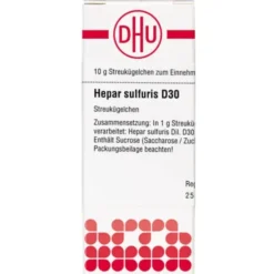 HEPAR SULFURIS D 30 Globuli 10 g