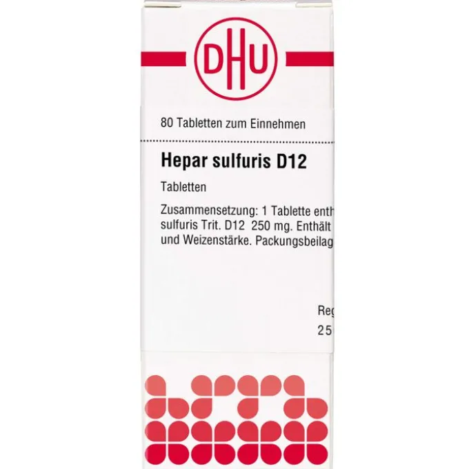 HEPAR SULFURIS D 12 Tabletten 80 St