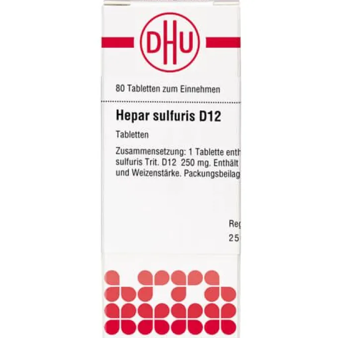 HEPAR SULFURIS D 12 Tabletten 80 St