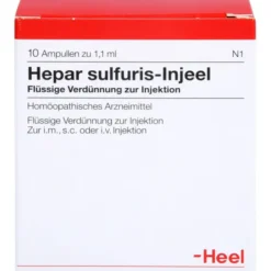 HEPAR SULFURIS INJEEL Ampullen 10 St