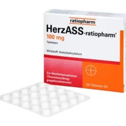 HERZASS-ratiopharm 100 mg Tabletten 100 St