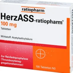 HERZASS-ratiopharm 100 mg Tabletten 100 St