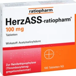 HERZASS-ratiopharm 100 mg Tabletten 100 St