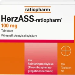 HERZASS-ratiopharm 100 mg Tabletten 100 St