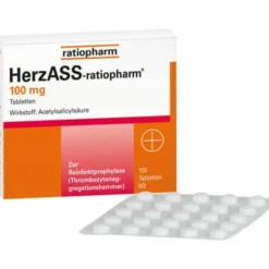 HERZASS-ratiopharm 100 mg Tabletten 100 St