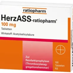 HERZASS-ratiopharm 100 mg Tabletten 100 St