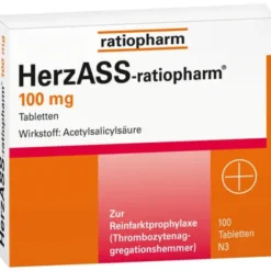 HERZASS-ratiopharm 100 mg Tabletten 100 St