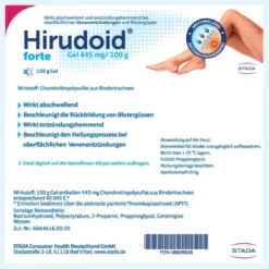 HIRUDOID forte Gel 445 mg/100 g 100 g