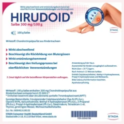 HIRUDOID Salbe 300 mg/100 g 100 g