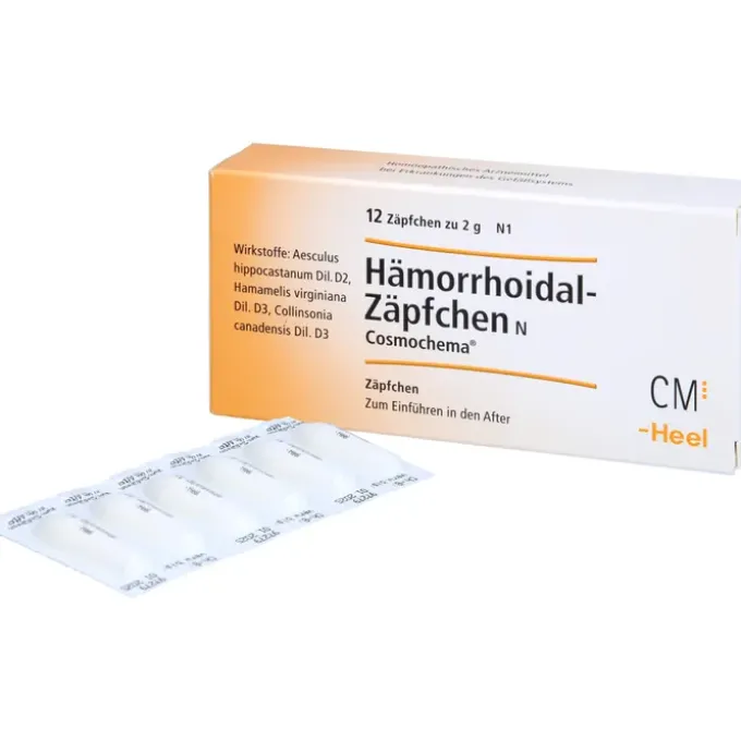 HÄMORRHOIDAL Zäpfchen N Cosmochema 12 St