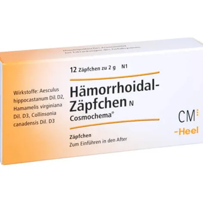 HÄMORRHOIDAL Zäpfchen N Cosmochema 12 St