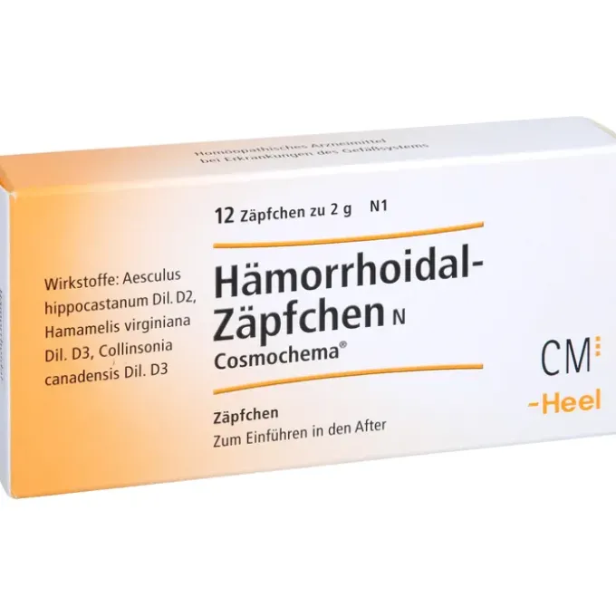 HÄMORRHOIDAL Zäpfchen N Cosmochema 12 St