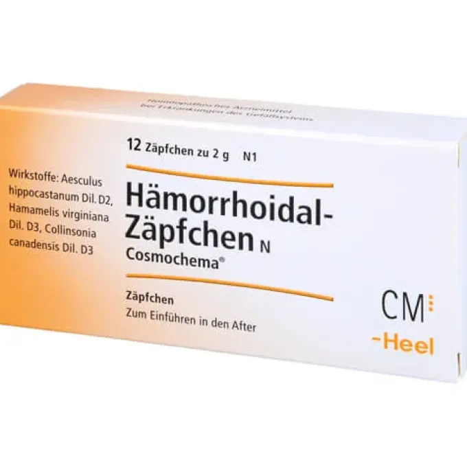 HÄMORRHOIDAL Zäpfchen N Cosmochema 12 St