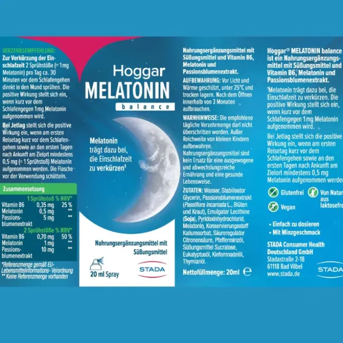 HOGGAR Melatonin balance Spray 20 ml