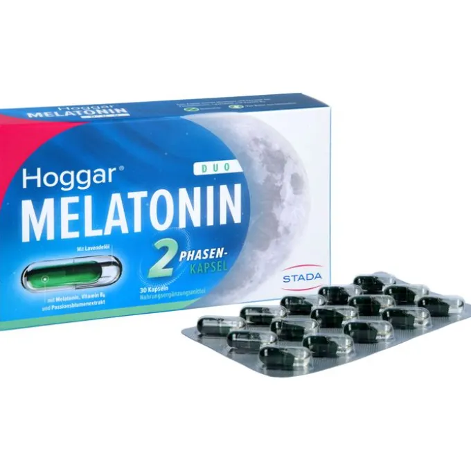 HOGGAR Melatonin DUO Einschlaf-Kapseln 30 Stück
