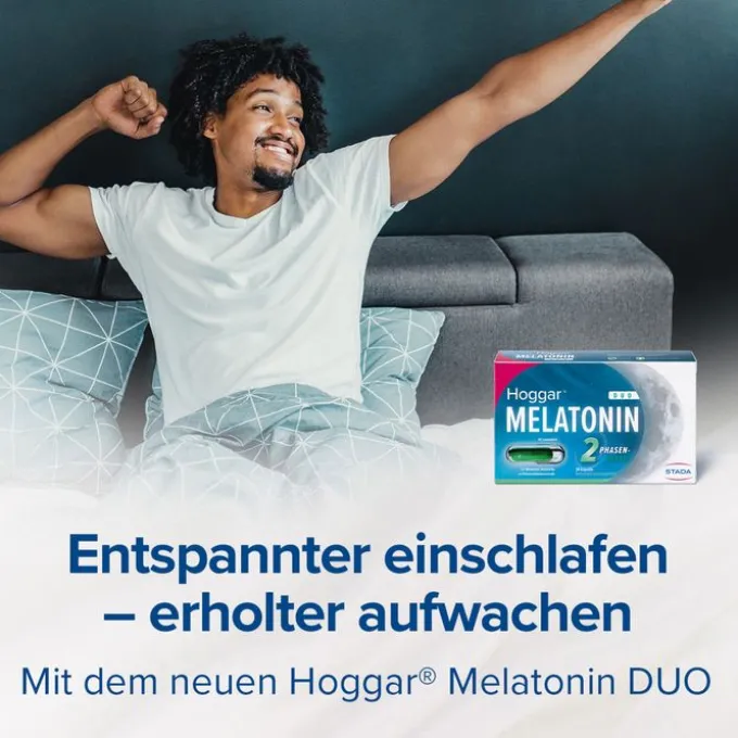 HOGGAR Melatonin DUO Einschlaf-Kapseln 30 Stück