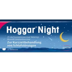 HOGGAR Night 25 mg Schmelztabletten 10 St