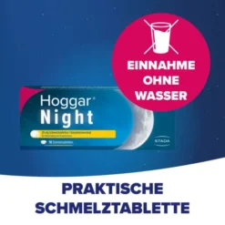 HOGGAR Night 25 mg Schmelztabletten 10 St